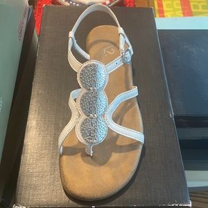 Aerosoles A2 Country White Dress Sandals